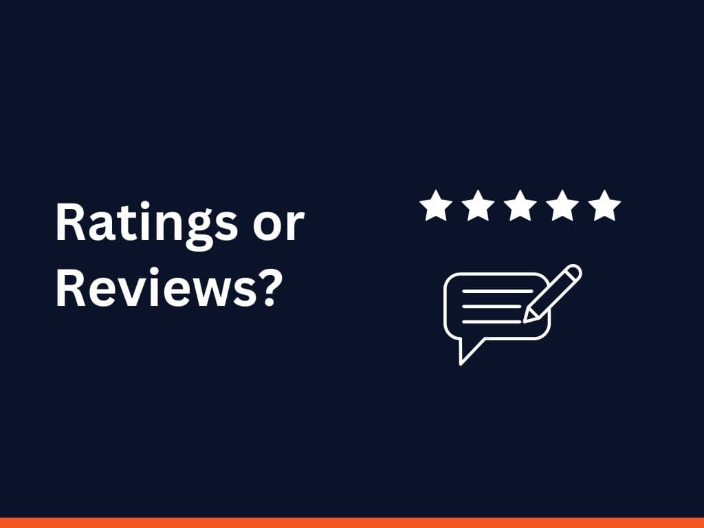 What's the Difference Between Ratings and Reviews?