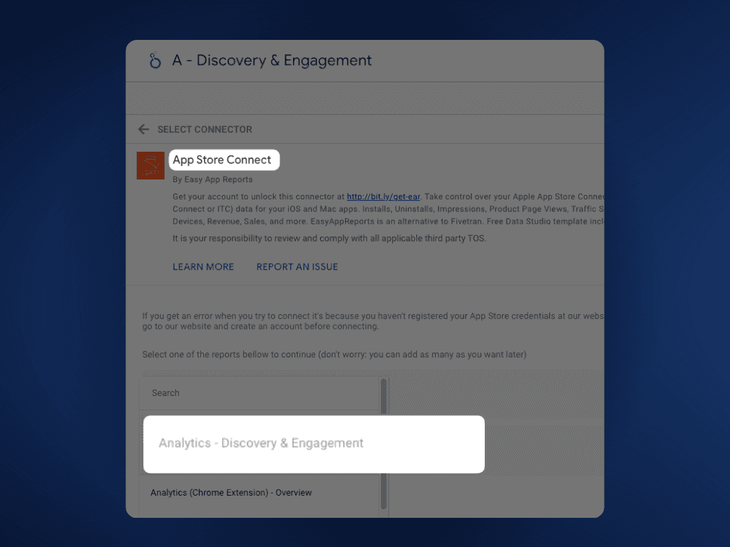 App Store Discovery & Engagement for Looker Studio