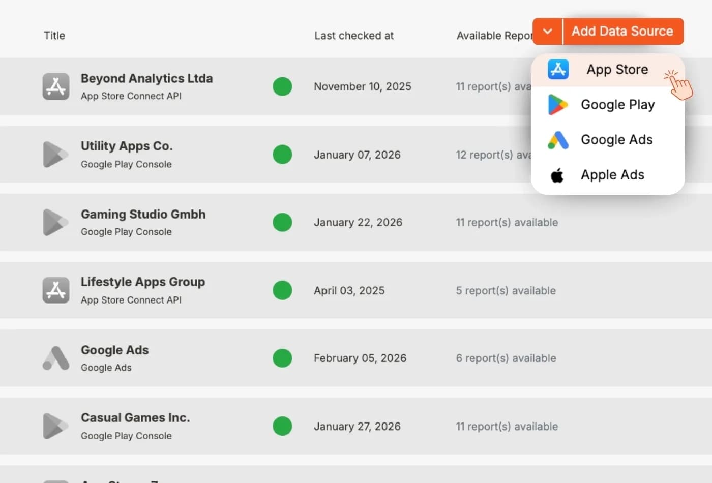 Multiple developer accounts centralized